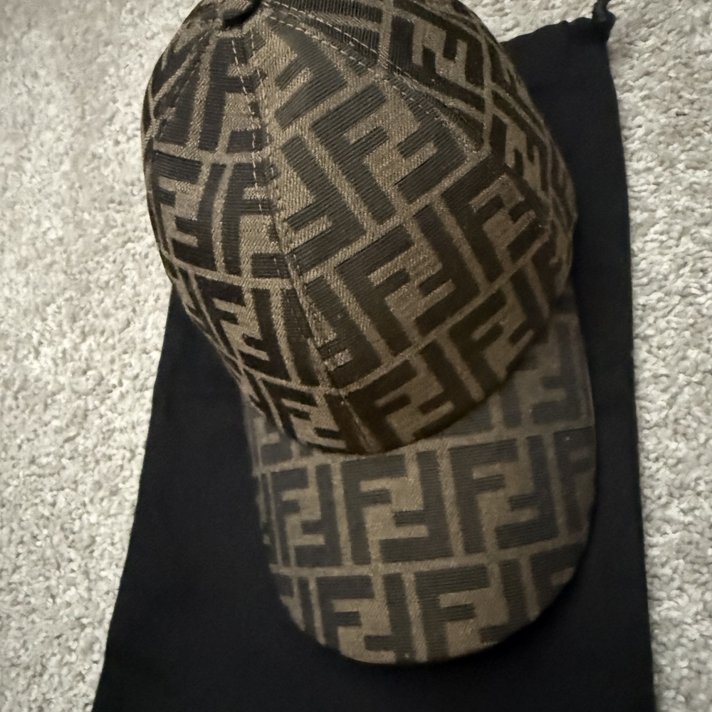 Brown Patterned Cap - image 1